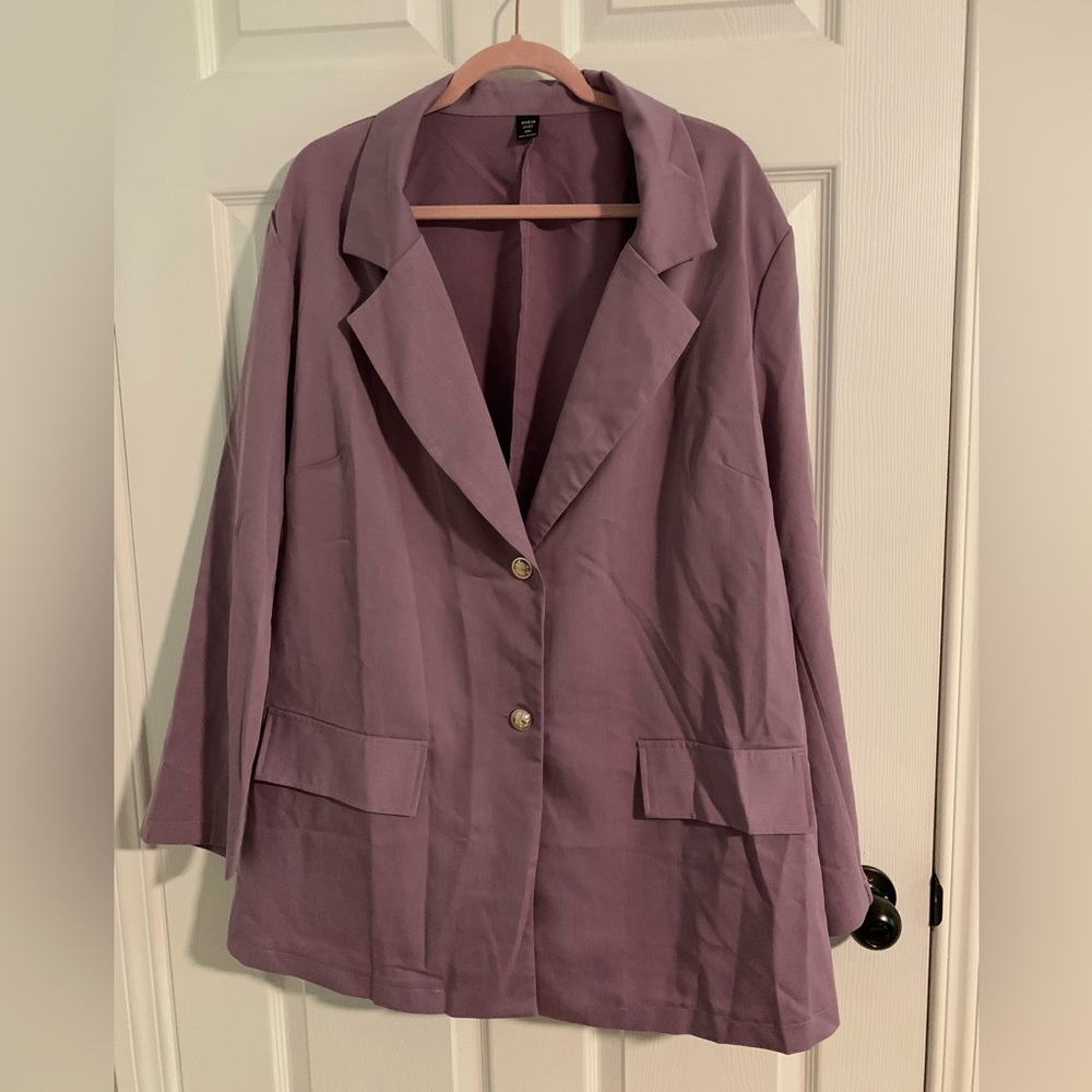 Purple blazer